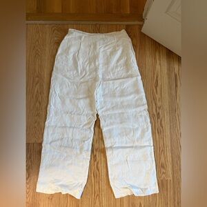 Glassons White Linen Pants
